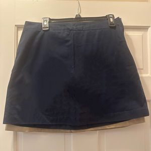 Set of Lands End skirts: Navy Blue & Khaki size 6